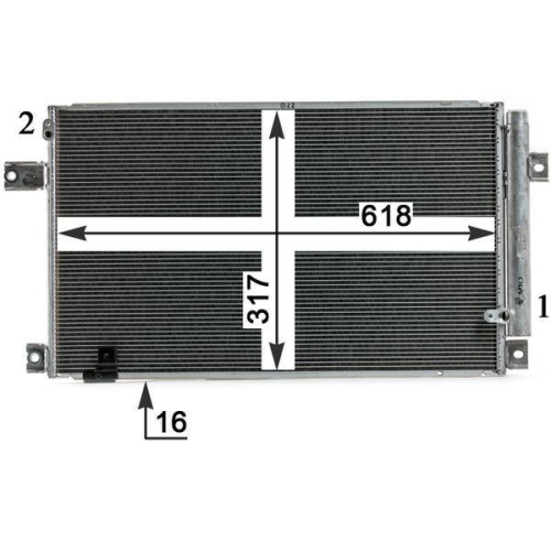 MAHLE Kondensator, Klimaanlage BEHR *** PREMIUM LINE *** AC 828 000P