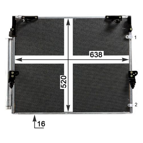 MAHLE Kondensator, Klimaanlage BEHR *** PREMIUM LINE *** AC 840 000P