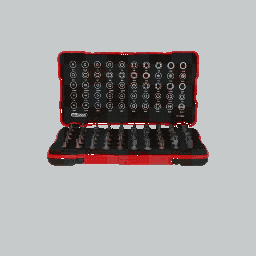 1/4 Zoll Bit-Stecknuss-Satz, extra kurz, 50-tlg KS TOOLS 911.1850