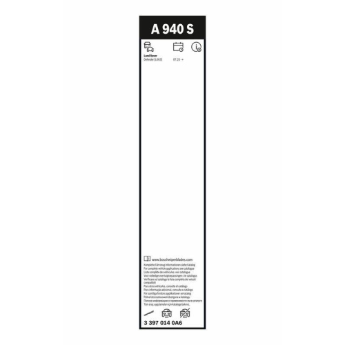 BOSCH Wischblatt Aerotwin 3 397 014 0A6