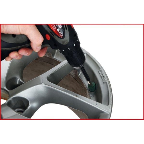 Ventilsitz-Reinigungswerkzeug-Satz f&uuml;r Alufelgen, 7-tlg