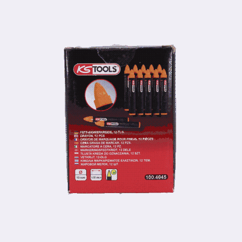 Signierkreide, gelb,12er Pack KS TOOLS 100.4045