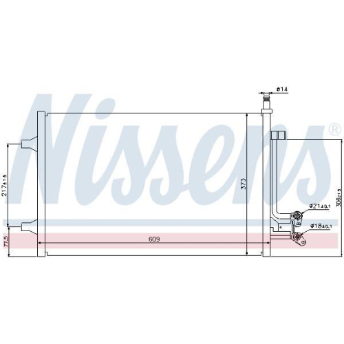 NISSENS Kondensator, Klimaanlage ** FIRST FIT ** 940097