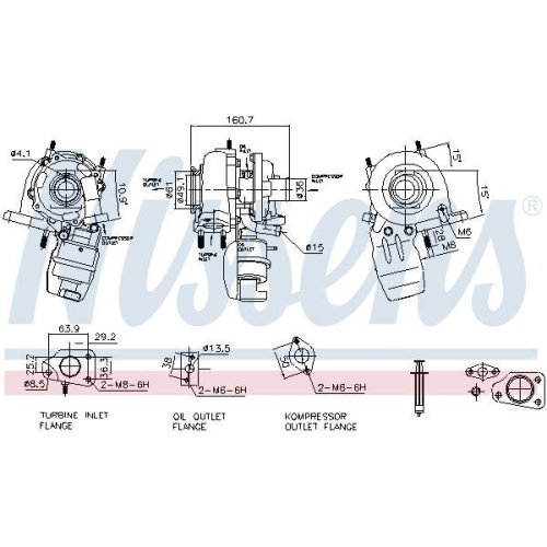 NISSENS Lader, Aufladung ** FACTORY NEW ** 93498