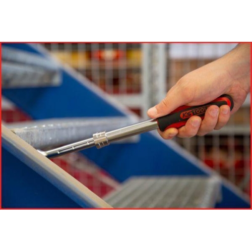 1/2 Zoll SlimPOWER Teleskop-Gelenk-Umschaltknarre, 72 Zahn KS TOOLS 914.1220