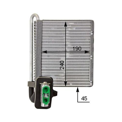 MAHLE Verdampfer, Klimaanlage BEHR *** PREMIUM LINE *** AE 118 000P