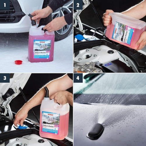 Antifrost + Klarsicht bis -20°C Zirbe 5L Frostschutzmittel SONAX 01315000