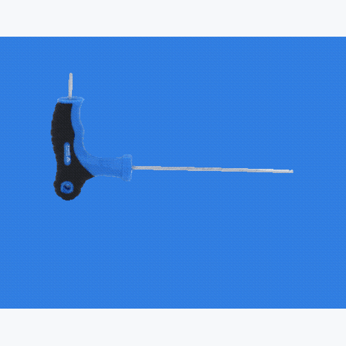 T-Griff-Kugelkopf-Innensechskant-Winkelstiftschl&uuml;ssel 2,0 x 100 mm​​ BT041001