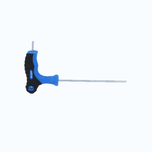 T-Griff-Kugelkopf-Innensechskant-Winkelstiftschl&uuml;ssel 2,5 x 100 mm​​ BT041002