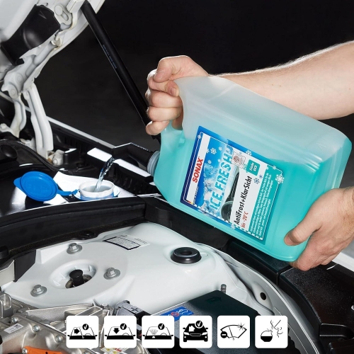 SONAX AntiFrost & KlarSicht bis -20°C Ice Fresh Scheibenreiniger Frostschutz 5L