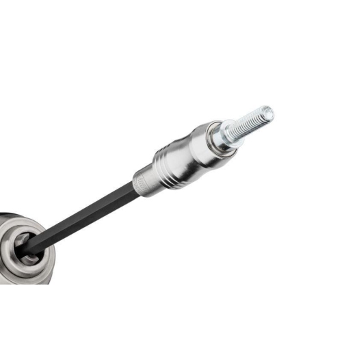 VIGOR Bithalter mit Magnetring lang 1/4Zoll 6kt massiv/hohl 150mm V7601-150