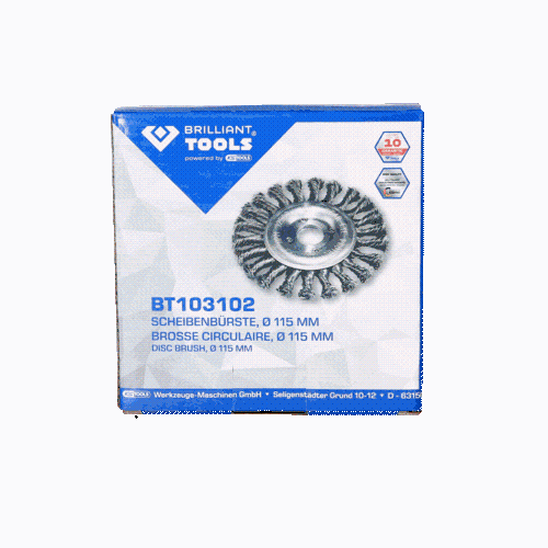 Scheibenb&uuml;rste, Durchmesser 115 mm BRILLIANT TOOLS BT103102