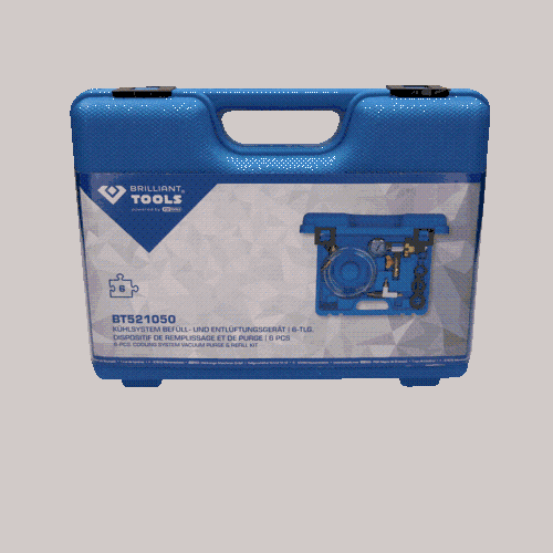 K&uuml;hlsystem Bef&uuml;ll- und Entl&uuml;ftungsger&auml;t, 6-tlg BRILLIANT TOOLS BT521050