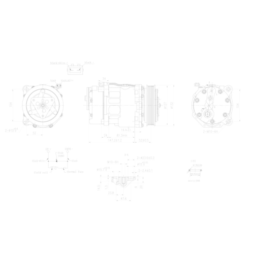HELLA Kompressor, Klimaanlage >>> Easy2Fit <<< 8FK 366 200-151