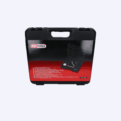KS Tools &Ouml;ldruck-Pr&uuml;fger&auml;t, 12-tlg, 0-10bar 150.1920