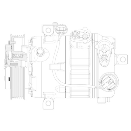 MAHLE Kompressor, Klimaanlage BEHR *** PREMIUM LINE *** ACP 637 000P