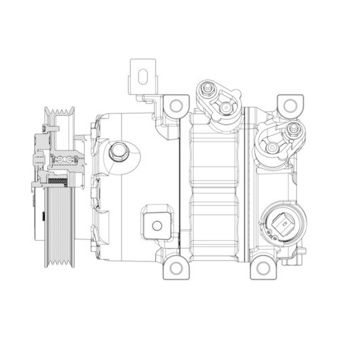 MAHLE Kompressor, Klimaanlage BEHR *** PREMIUM LINE *** ACP 638 000P