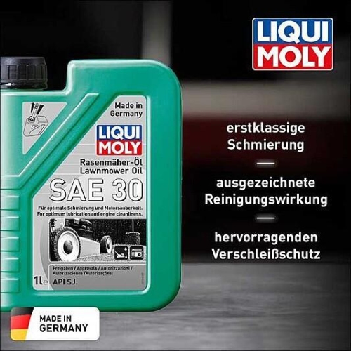 Universal Gartengeräte-Öl 10W-30 Liqui Moly Rasenmäher 4-Takt Häcksler 5 Liter