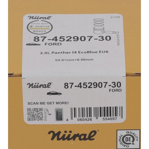 N&Uuml;RAL Kolben 87-452907-30
