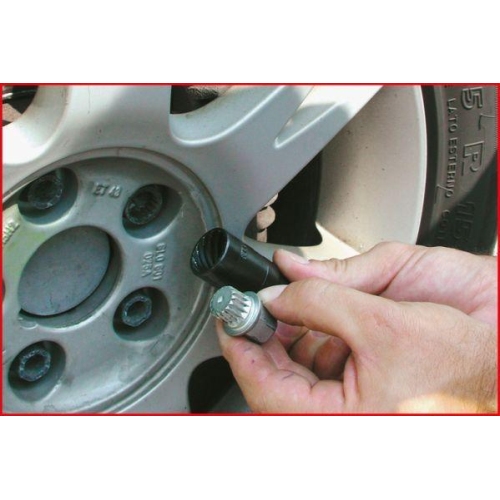 1/2 Zoll MASTER Spezial-Kraft-Stecknuss-Satz f&uuml;r Radverschraubungen, 17-tlg