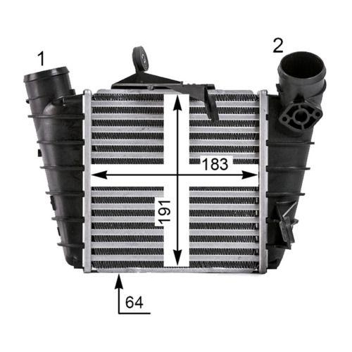 MAHLE Ladeluftk&uuml;hler BEHR *** PREMIUM LINE *** CI 530 000P