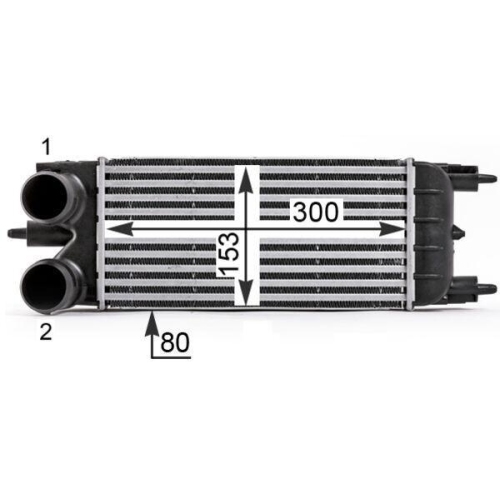 MAHLE Ladeluftk&uuml;hler BEHR *** PREMIUM LINE *** CI 529 000P