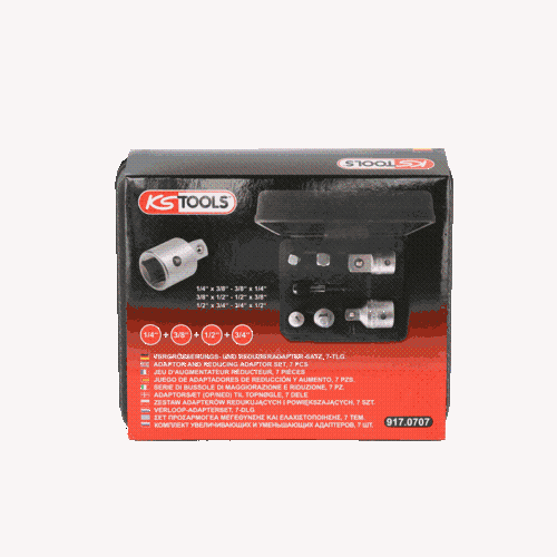 Vergr&ouml;&szlig;erungs- und Reduzieradapter-Satz, 7-tlg KS TOOLS 917.0707