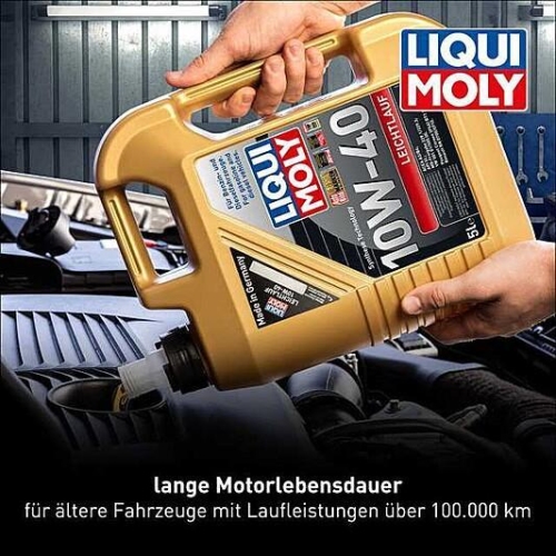 Motoröl LIQUI MOLY 1310+1317 Leichtlauf 10W-40 Motorenöl Motor Öl 6 Liter