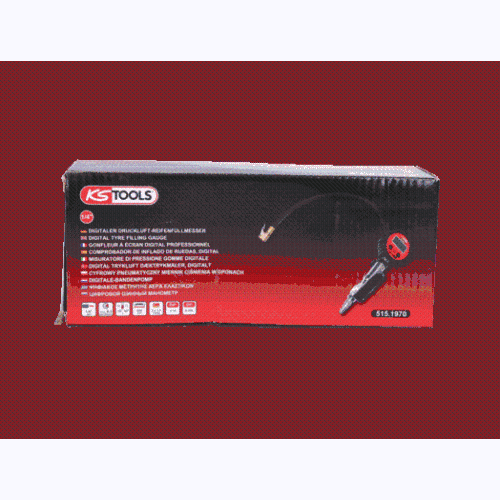 Digitaler Druckluft-Reifenf&uuml;llmesser,0-14bar KS TOOLS 515.1970
