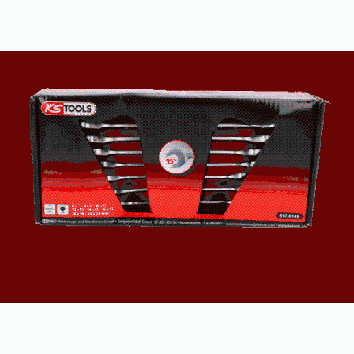 Doppel-Maulschl&uuml;ssel-Satz, 8-tlg, 6x7-20x22mm KS TOOLS 517.0148