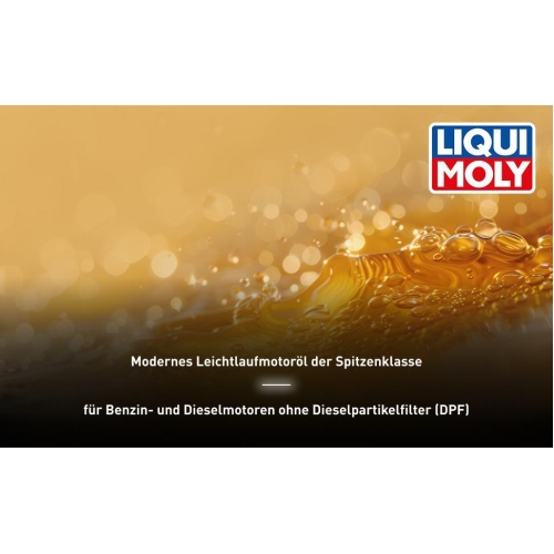 Liqui Moly Motor&ouml;l Motoren&ouml;l Leichtlauf High Tech, 5W-40, 9 Liter 4X3863+3864
