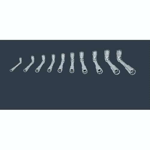 Doppel-Steckschl&uuml;ssel-Satz, 10-tlg KS TOOLS BT015100