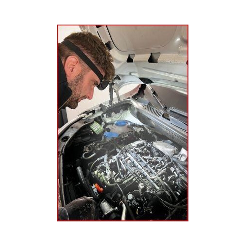 eQiUltimateBEAM 2in1 Kopflampe/ Arbeitsleuchte 450 Lumen KS TOOLS 150.4625