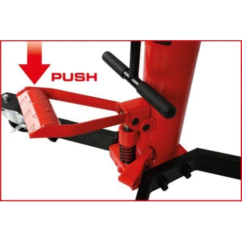 performance Hydraulik-Getriebeheber mit Tisch, 500 kg KS TOOLS 160.1305