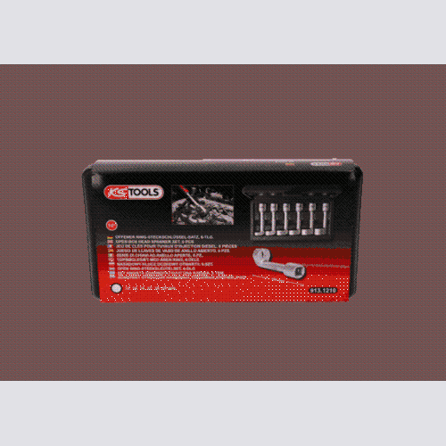 1/2 Zoll Offener Ring-Steckschl&uuml;ssel-Satz, 6-tlg 12-19 mm KS TOOLS 913.1210