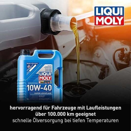 LIQUI MOLY Motoröl Super Leichtlauf 10W-40 6 Liter Set Satz 1+5 Liter Kanister