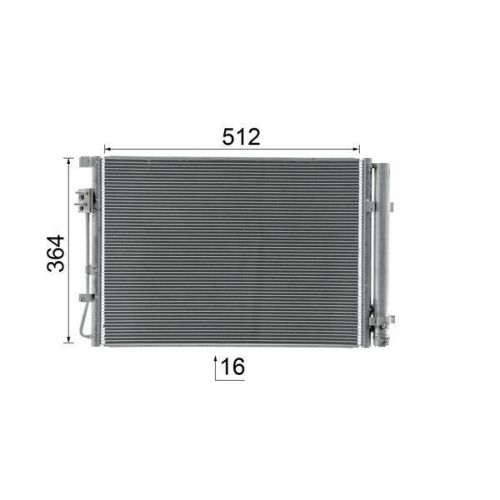 MAHLE Kondensator, Klimaanlage BEHR