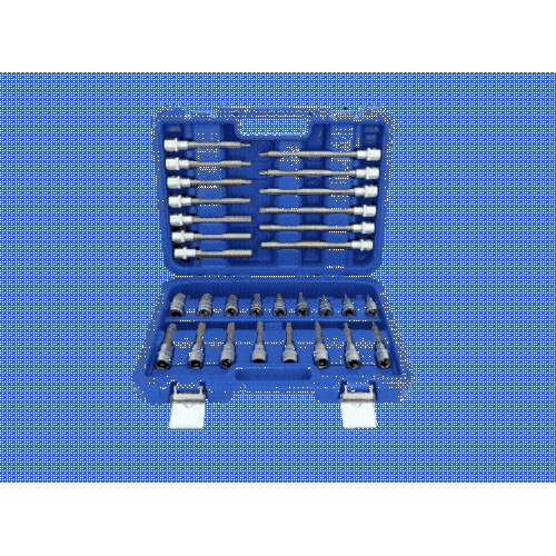 1/2 Zoll Bit-Stecknuss-Satz 30-tlg Innensechskant-Profil BRILLIANT TOOLS
