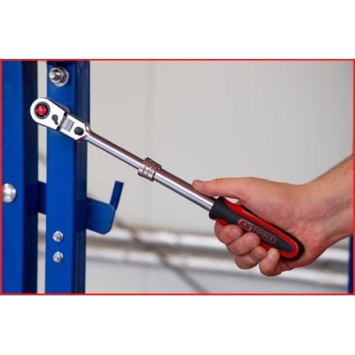 1/2 Zoll SlimPOWER Teleskop-Gelenk-Umschaltknarre, 72 Zahn KS TOOLS 914.1220