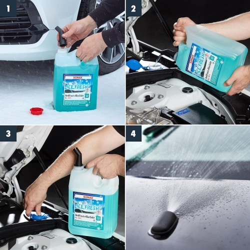 SONAX AntiFrost & KlarSicht bis -20°C Ice Fresh Scheibenreiniger Frostschutz 5L