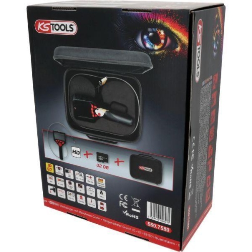 KS TOOLS Videoendoskop-Satz 550.7580