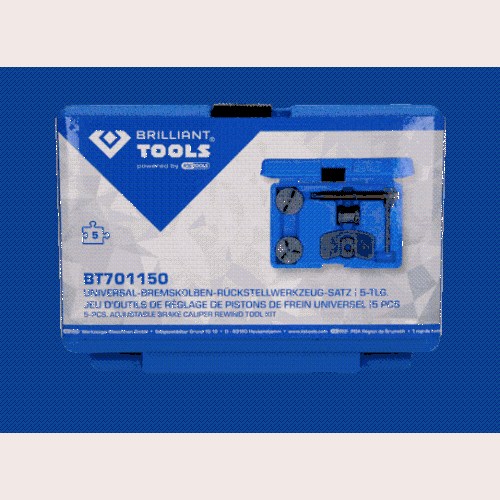 Universal-Bremskolben-R&uuml;ckstellwerkzeug-Satz, 6-tlg BRILLIANT TOOLS BT701150