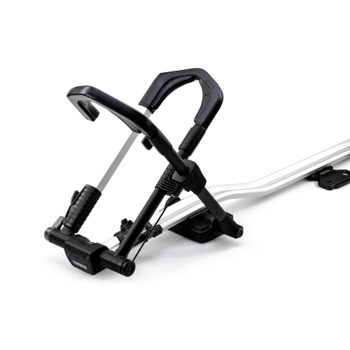 2 Stück THULE 599 UpRide Dach Fahrradhalter Radträger ohne Rahmenkontakt 599001
