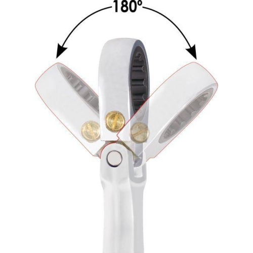 VIGOR Gelenk Ratschen-Ring-Maulschl&uuml;ssel Doppelsechskant SW13mm V2809