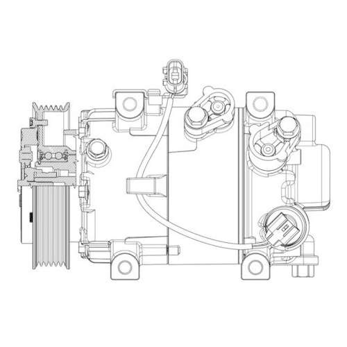 MAHLE Kompressor, Klimaanlage BEHR *** PREMIUM LINE *** ACP 628 000P