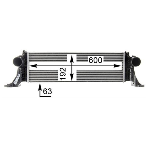 MAHLE Ladeluftk&uuml;hler BEHR *** PREMIUM LINE *** CI 370 000P