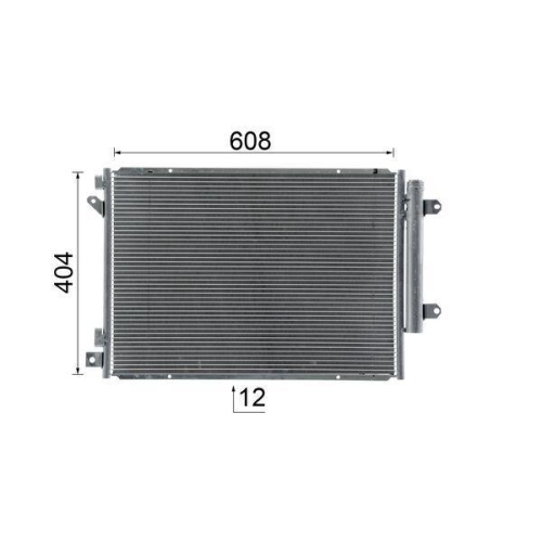 MAHLE Kondensator, Klimaanlage BEHR AC 1025 000S