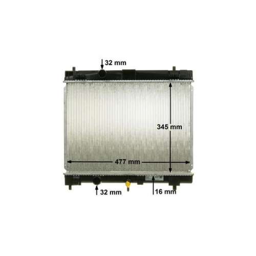 MAHLE Kühler, Motorkühlung BEHR CR 1860 000S