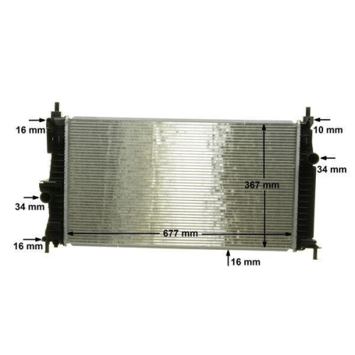 MAHLE K&uuml;hler, Motork&uuml;hlung BEHR CR 1886 000S