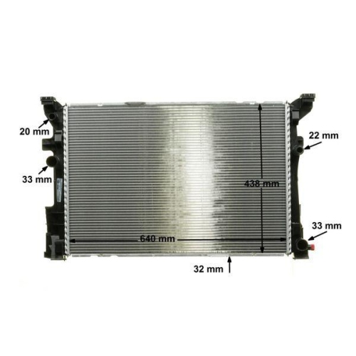 MAHLE Kühler, Motorkühlung BEHR *** PREMIUM LINE *** CR 2171 000P